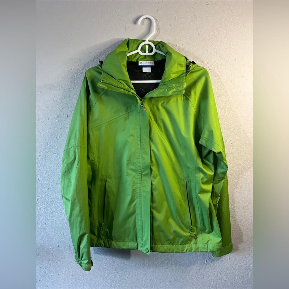 Columbia Sportswear Coat Womens Medium M Core Interchange Full Zip Jacket Green